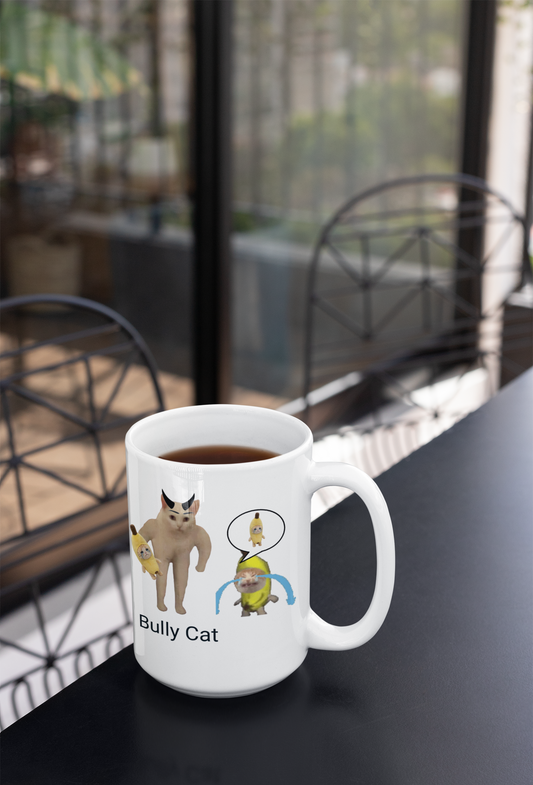 The Bully Cat Duo Meme Mug