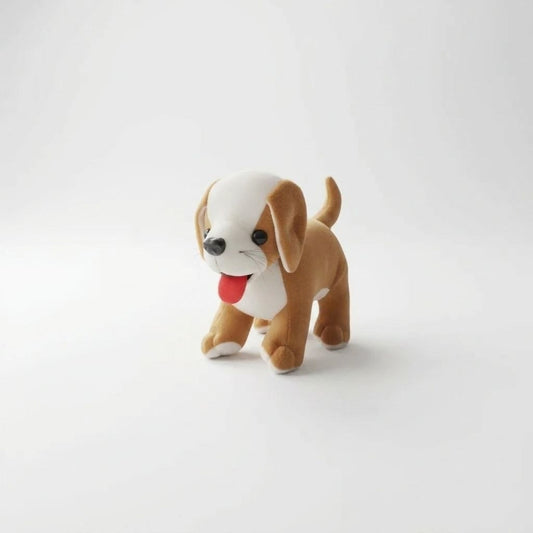 Adorable Beagle Puppy Stuffed Toy with Cute Face & Tongue Out | Soft Cuddle & Kids Play Plush Animal